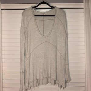 Free People Distressed Sweater